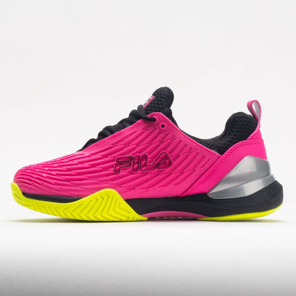 Fila Speedserve Energized Women's  Knockout Pink/Safety Yellow/Black scratch - resistant - finish shoes running in a spinning studio shoes