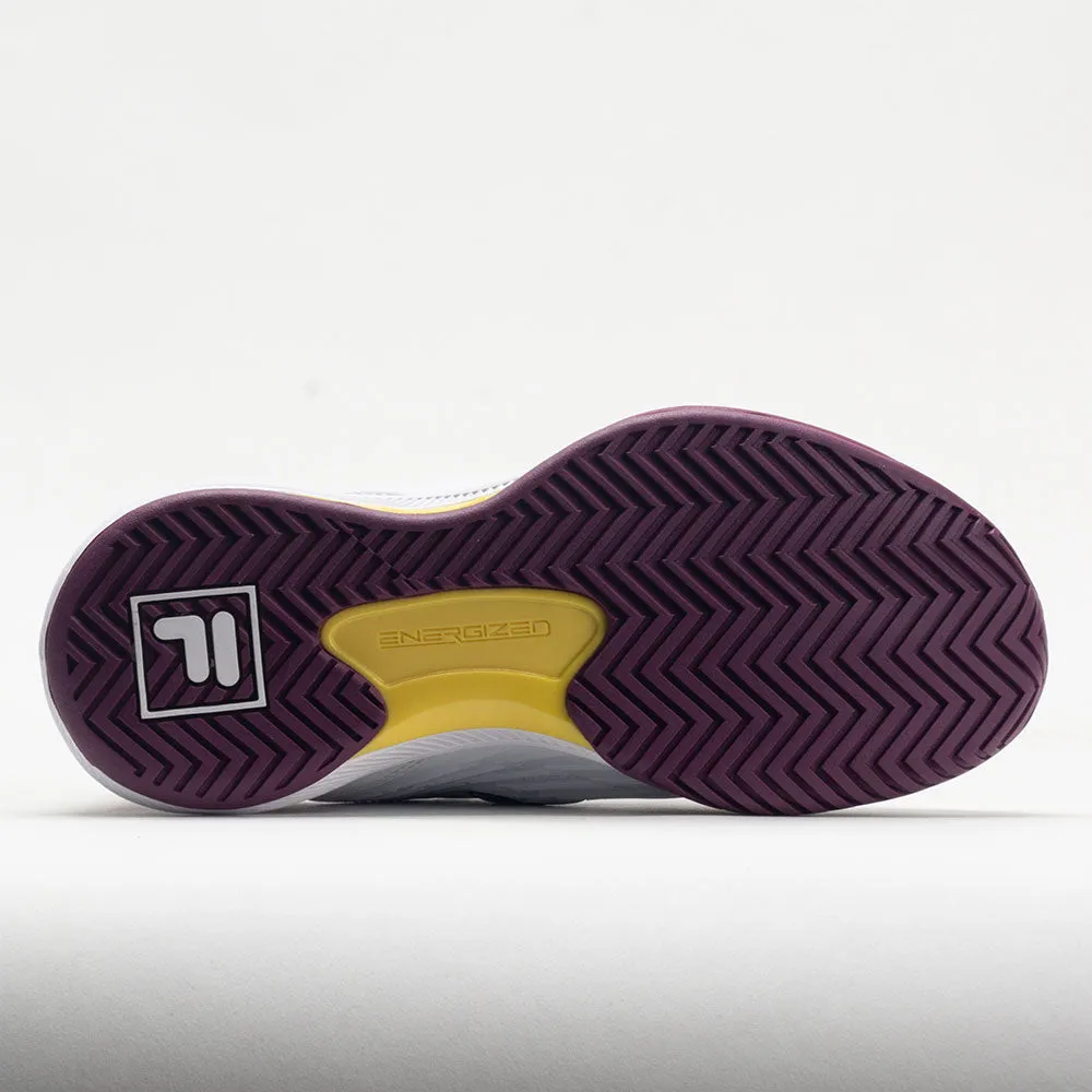 durable shoe properties Fila Speedserve Energized Women's  White/Magenta/Buttercup