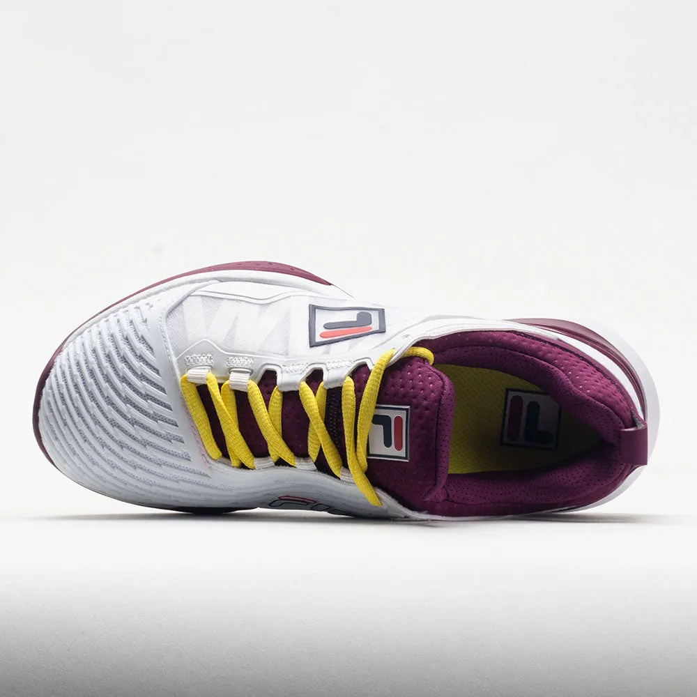 Fila Speedserve Energized Women's  White/Magenta/Buttercup road use Zoom air