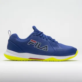 Fila Volley Burst Men's  Mazarine Blue/Safety Yellow/White sports competition running gear trailblazers