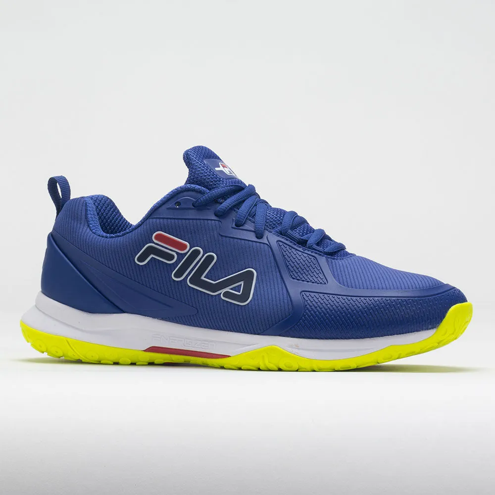 city running shoes Fila Volley Burst Men's  Mazarine Blue/Safety Yellow/White