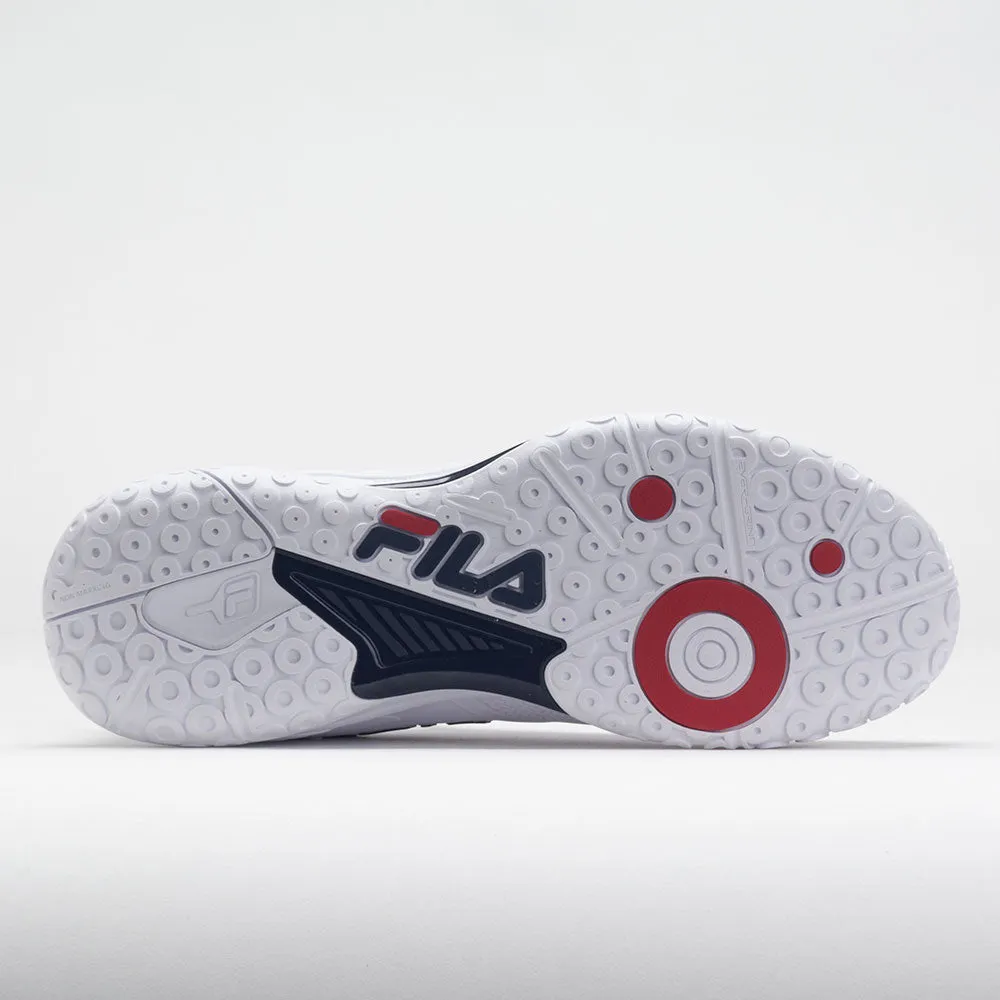 Fila Volley Burst Men's  White/FILA Navy/FILA Red silicone - sole shoes running shoes with memory foam