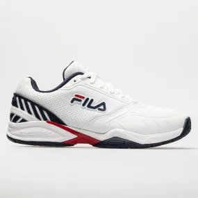 Fila Volley Zone Men's  White/Navy/Red Reflective gel inserts