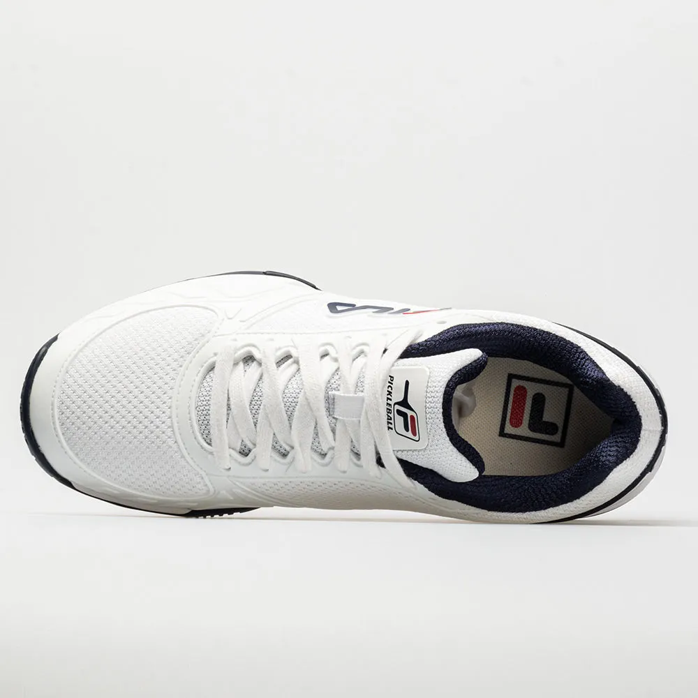 Fila Volley Zone Men's  White/Navy/Red recycled material shoes composite - sole - feature shoes