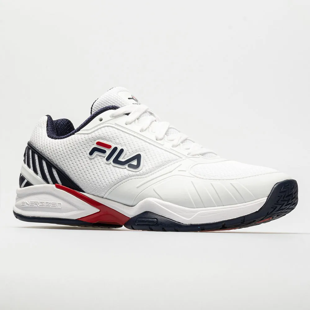 Fila Volley Zone Men's  White/Navy/Red Stretching