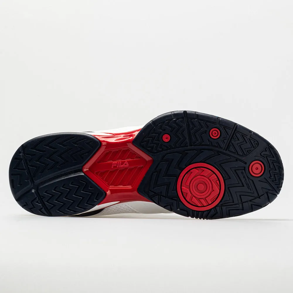 Firm Light Reflective Fila Volley Zone Men's  White/Navy/Red