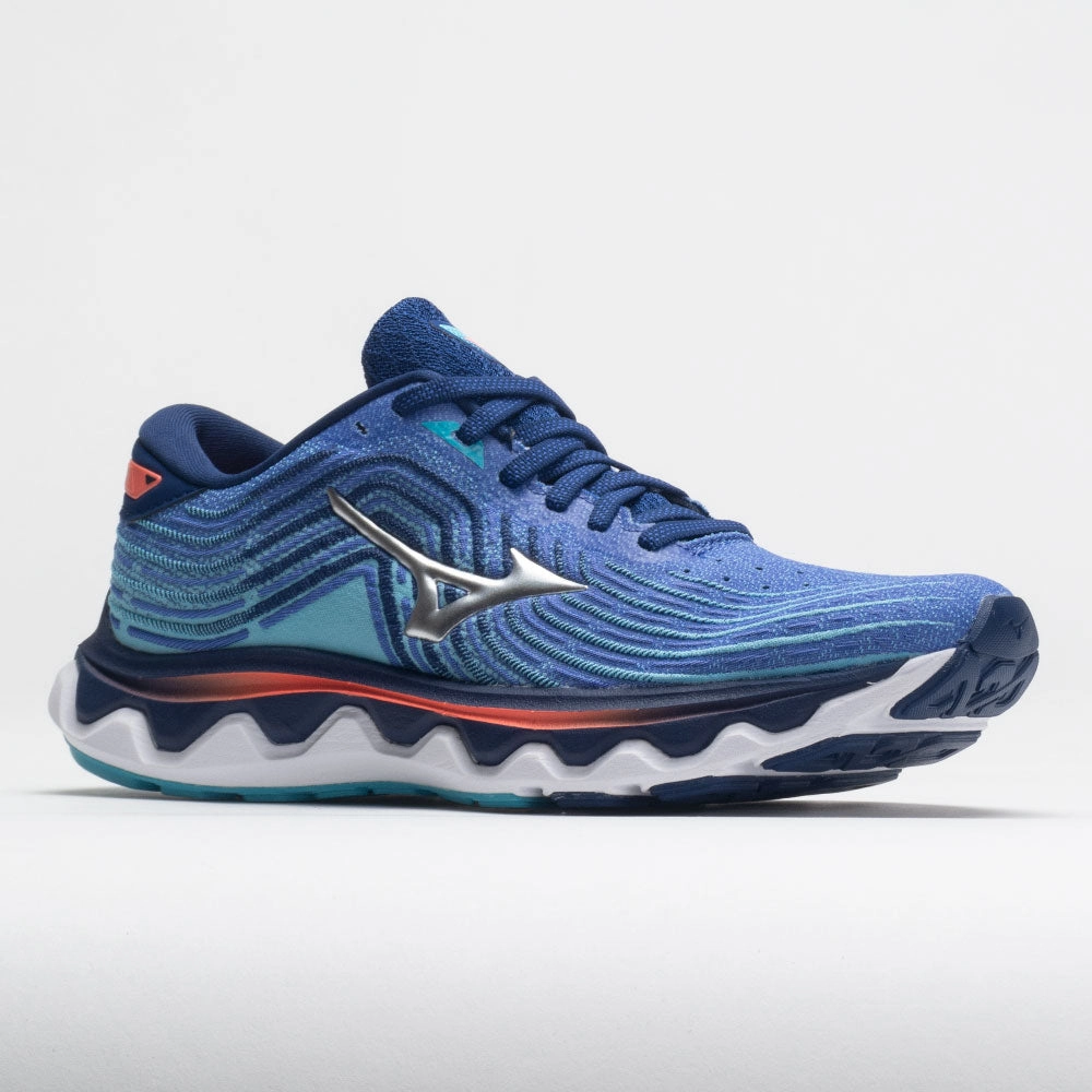 Mizuno Wave Horizon 6 Women's  Dazzling Blue/Silver 10K Run performance - optimized shoes