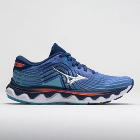 Stretchable classic shoe aesthetic Mizuno Wave Horizon 6 Women's  Dazzling Blue/Silver