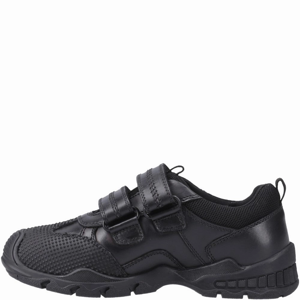 Hush Puppies Tristen Touch Fastening Junior School Shoes School Ready Night Hike