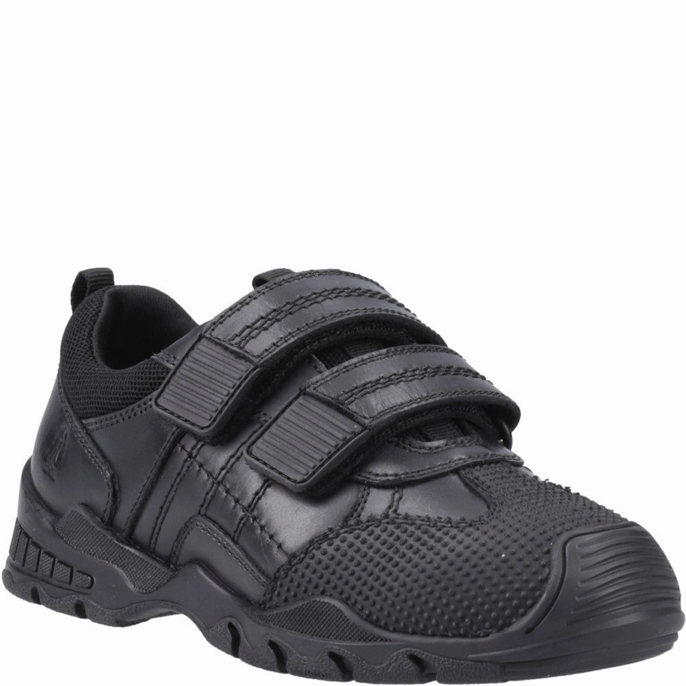 Hush Puppies Tristen Touch Fastening Junior School Shoes Footwear Style