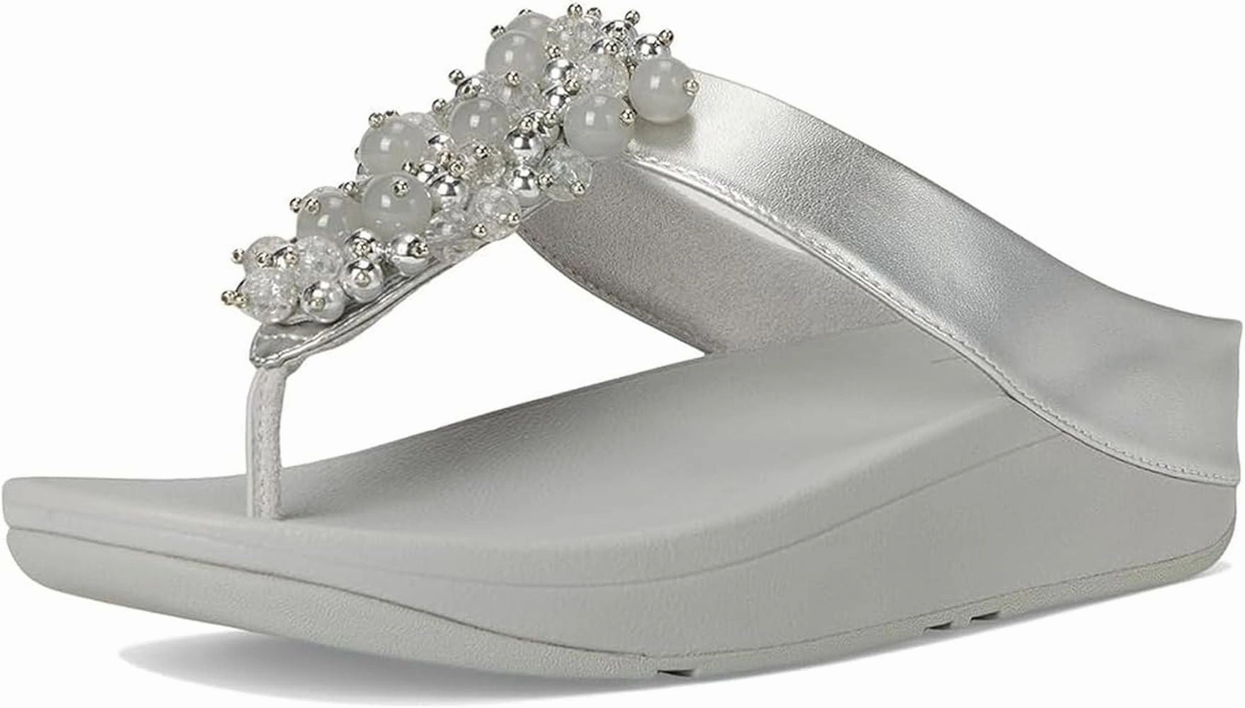 FitFlop Women's Fino Bauble-Bead Toe-Post Sandals Open Finish High-Quality Material