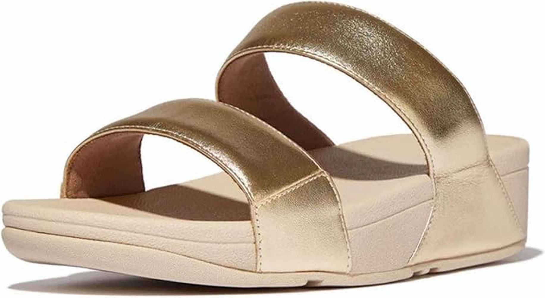 Velcro Closure FitFlop Women's LULU Leather Slides