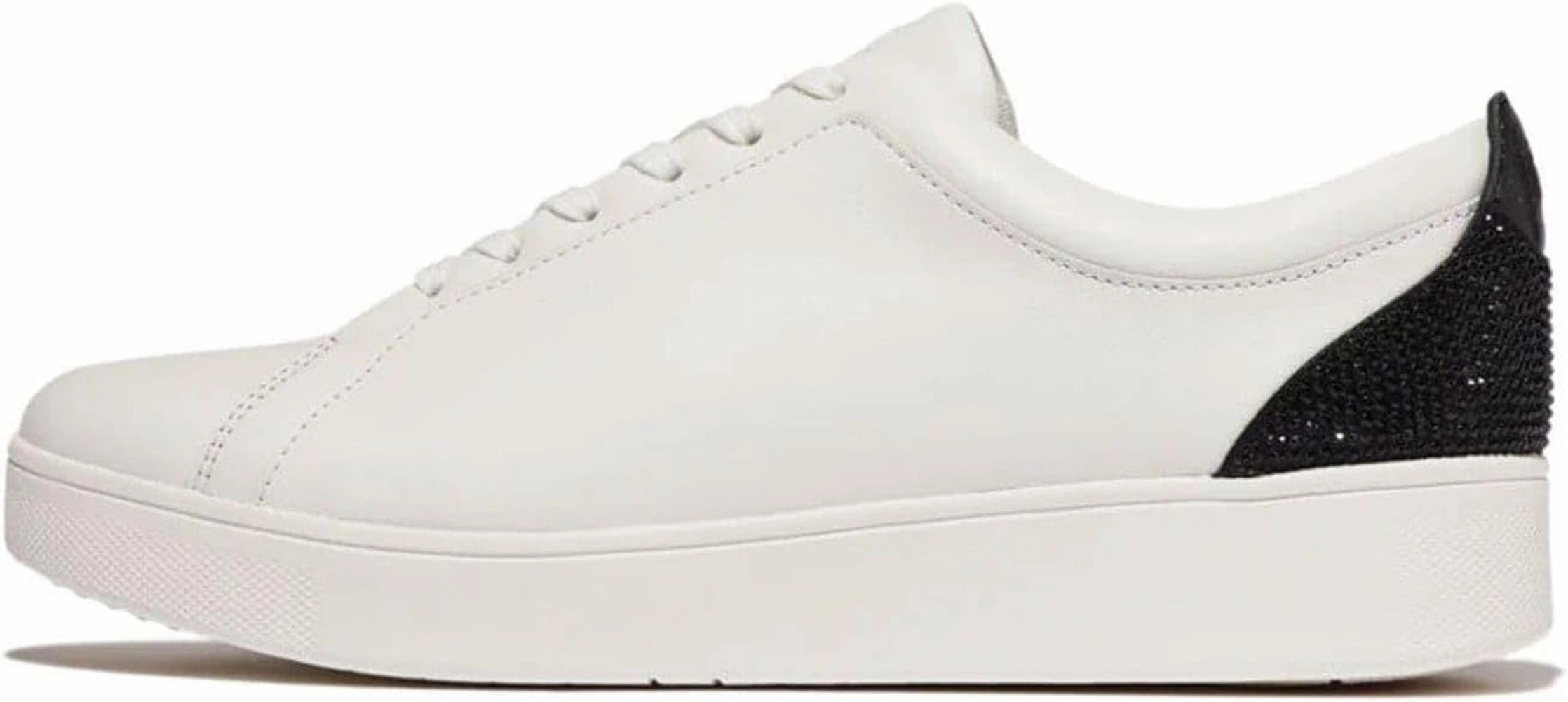 FitFlop Women's Rally Crystal-Backtab Leather Sneakers resistance bands