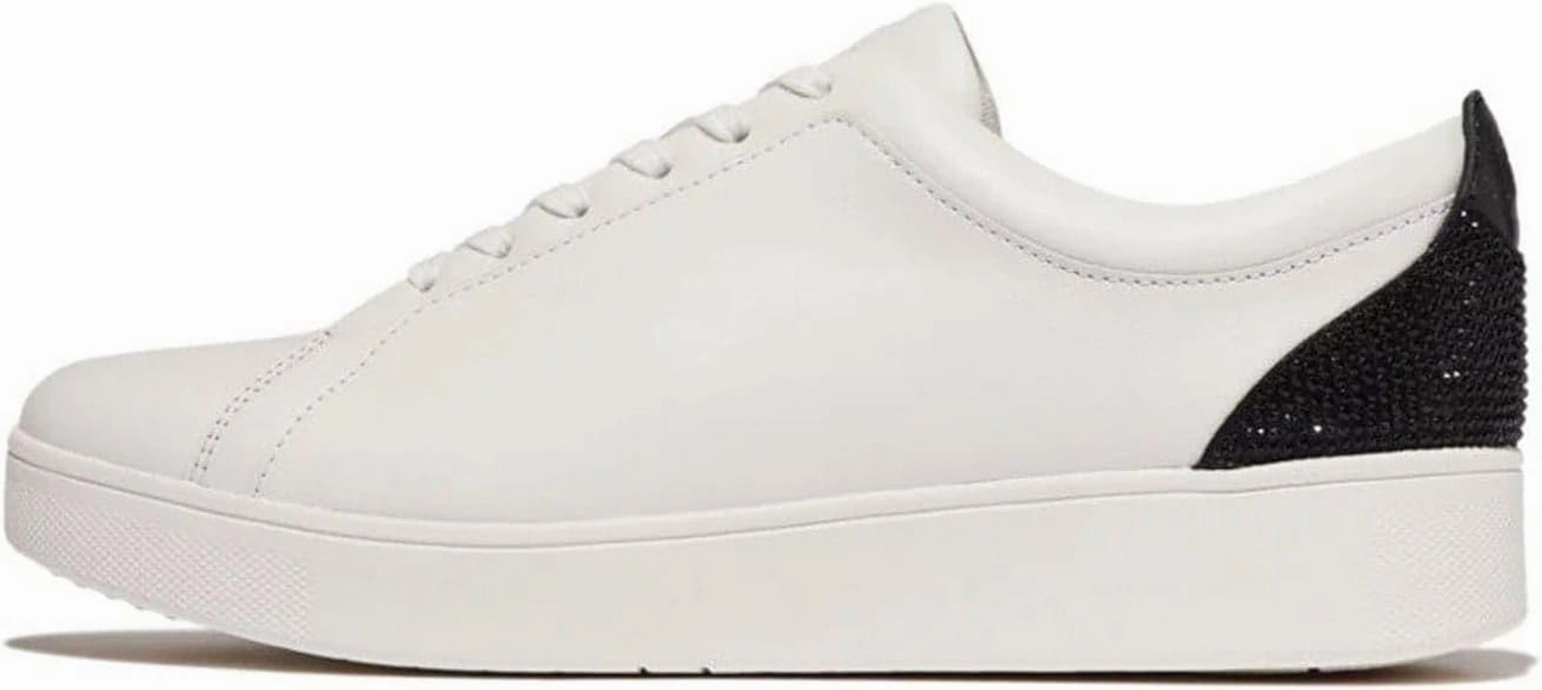 running for a cause Adaptive FitFlop Women's Rally Crystal-Backtab Leather Sneakers