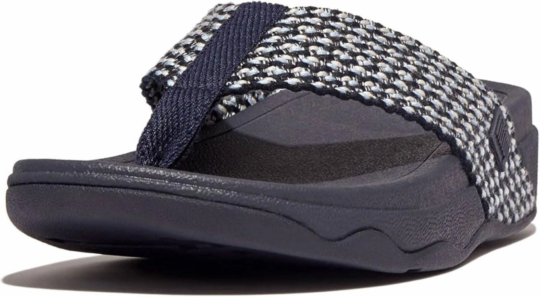 FitFlop Women's Surfa Multi-Tone Webbing Toe-Post Sandals Practical Outdoor Shoes Step Free