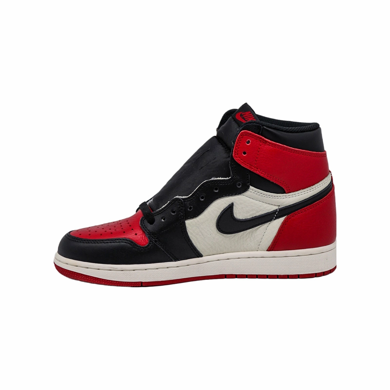 running on flat terrain shoes Step Support Air Jordan 1 High (GS), Bred Toe