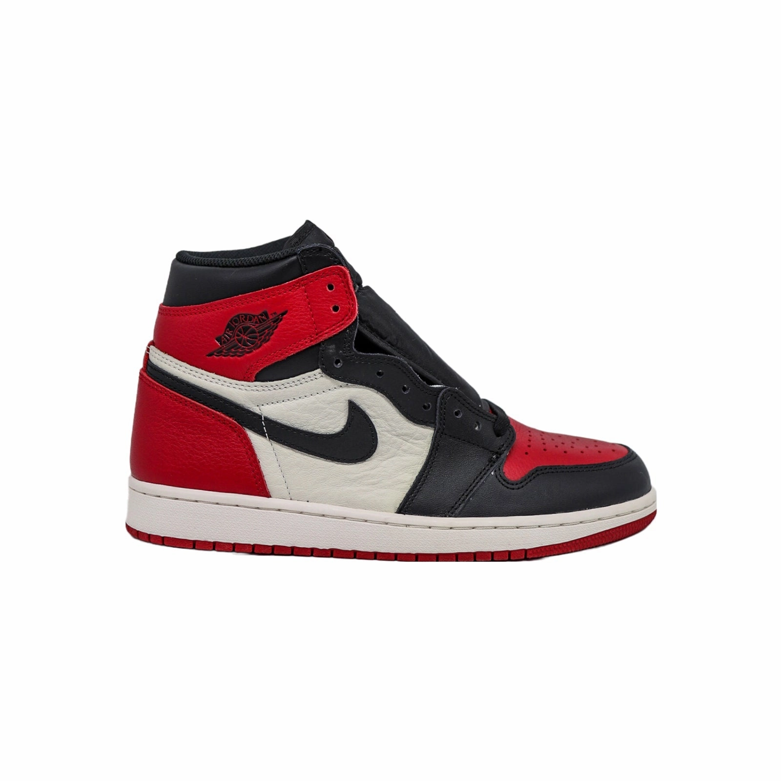 Air Jordan 1 High (GS), Bred Toe versatile function shoes running with a friend shoes