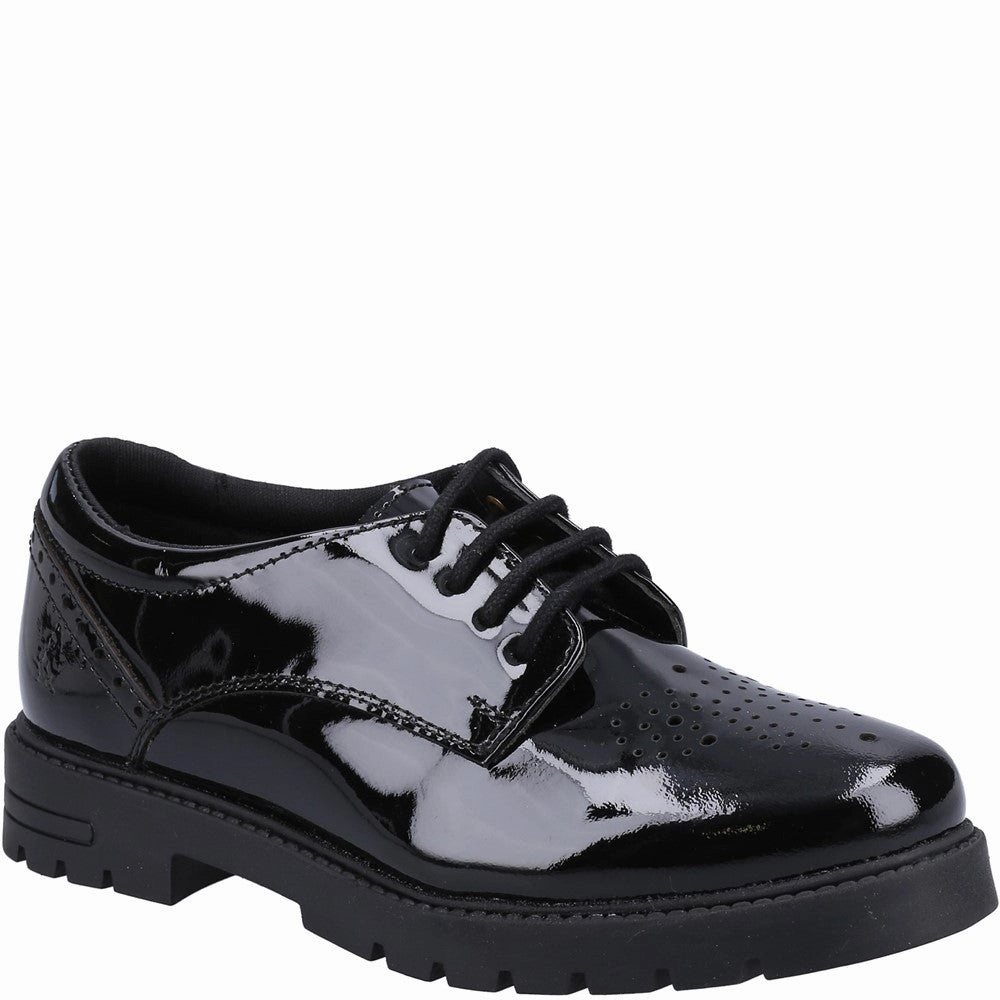 Event Go Hush Puppies Jayne Patent Senior School Shoes