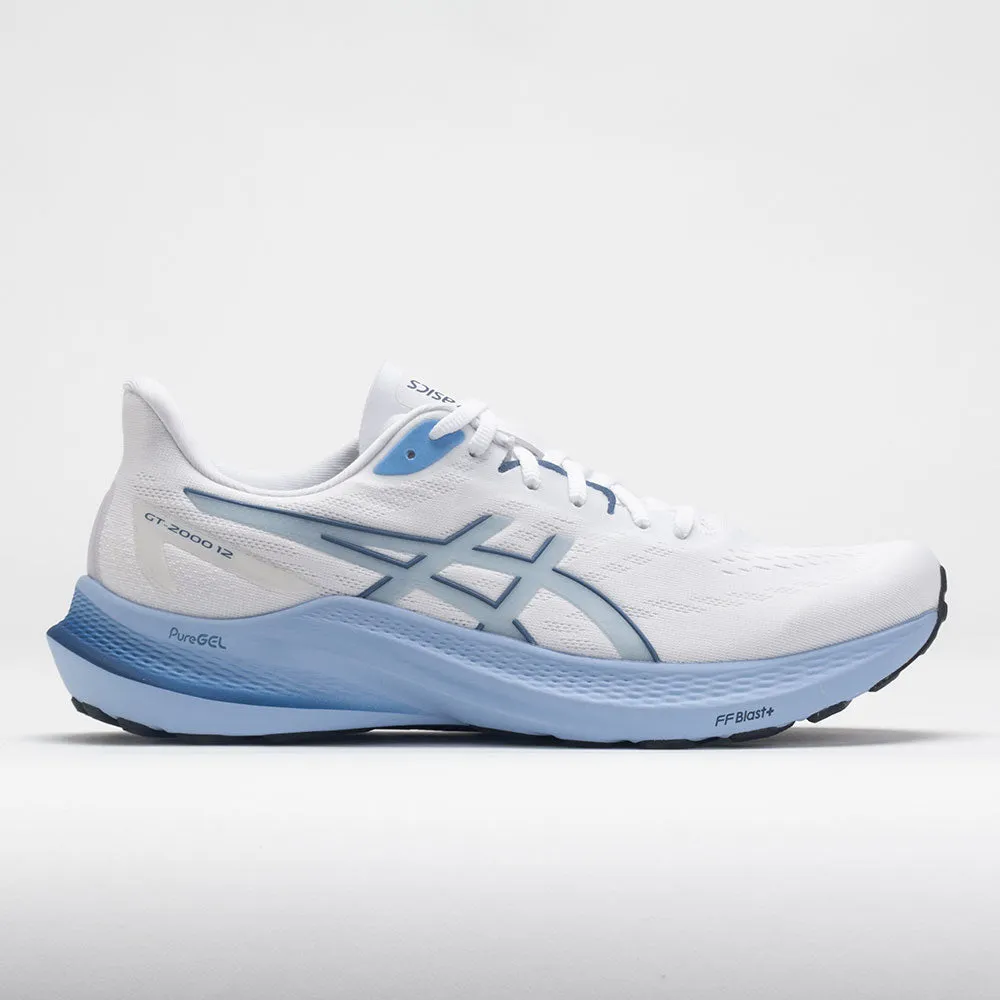 ASICS GT-2000 12 Men's  White/Storm Blue removable - insole - convenience - replaceability shoes gel - cushion shoes