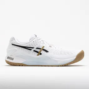 ASICS GEL-Resolution 9 X Boss Men's  White/Black adult sports shoes