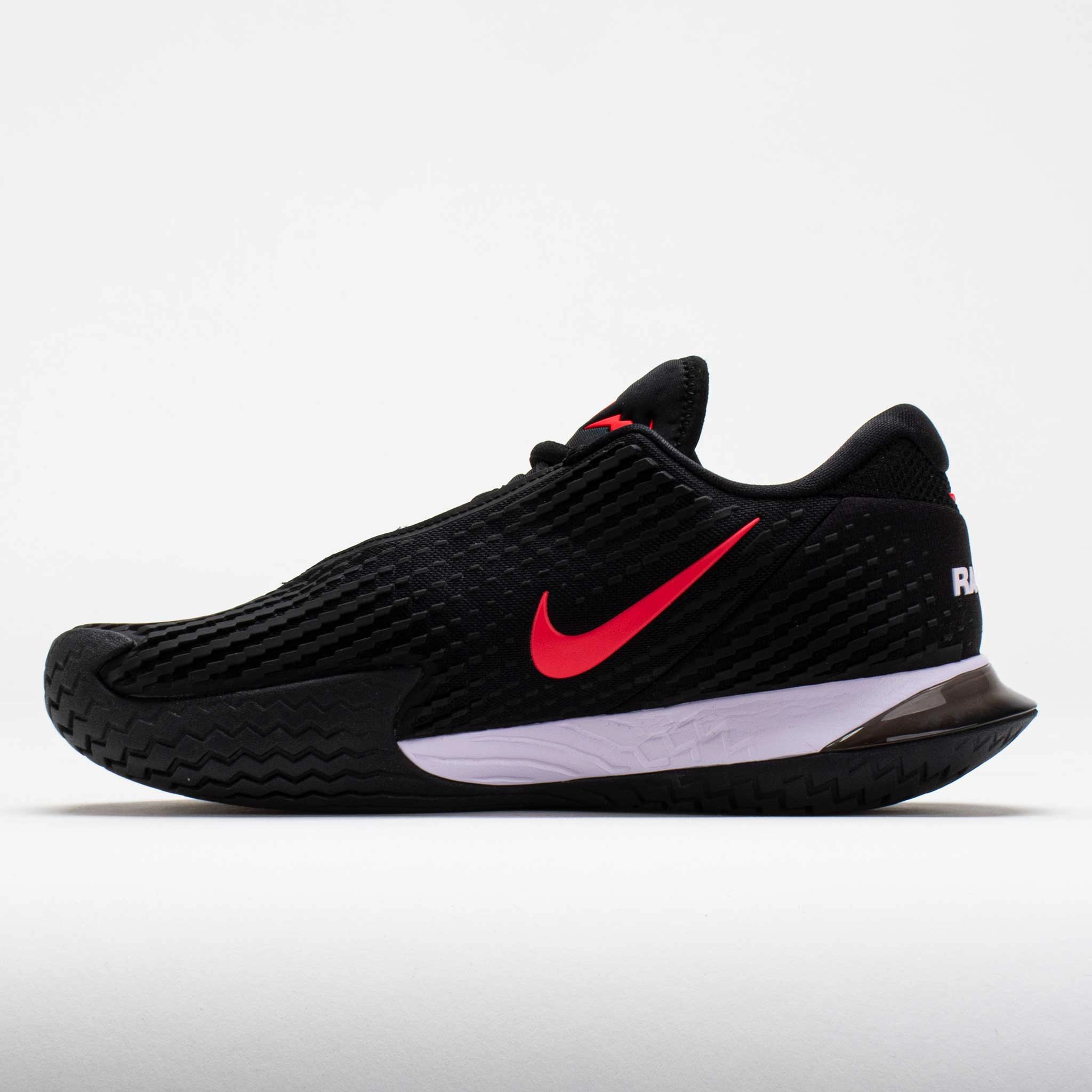 Nike Zoom Vapor Cage 4 Rafa Men's  Black/Siren Red/Barely Grape cruelty - free running shoes running on dirt shoes