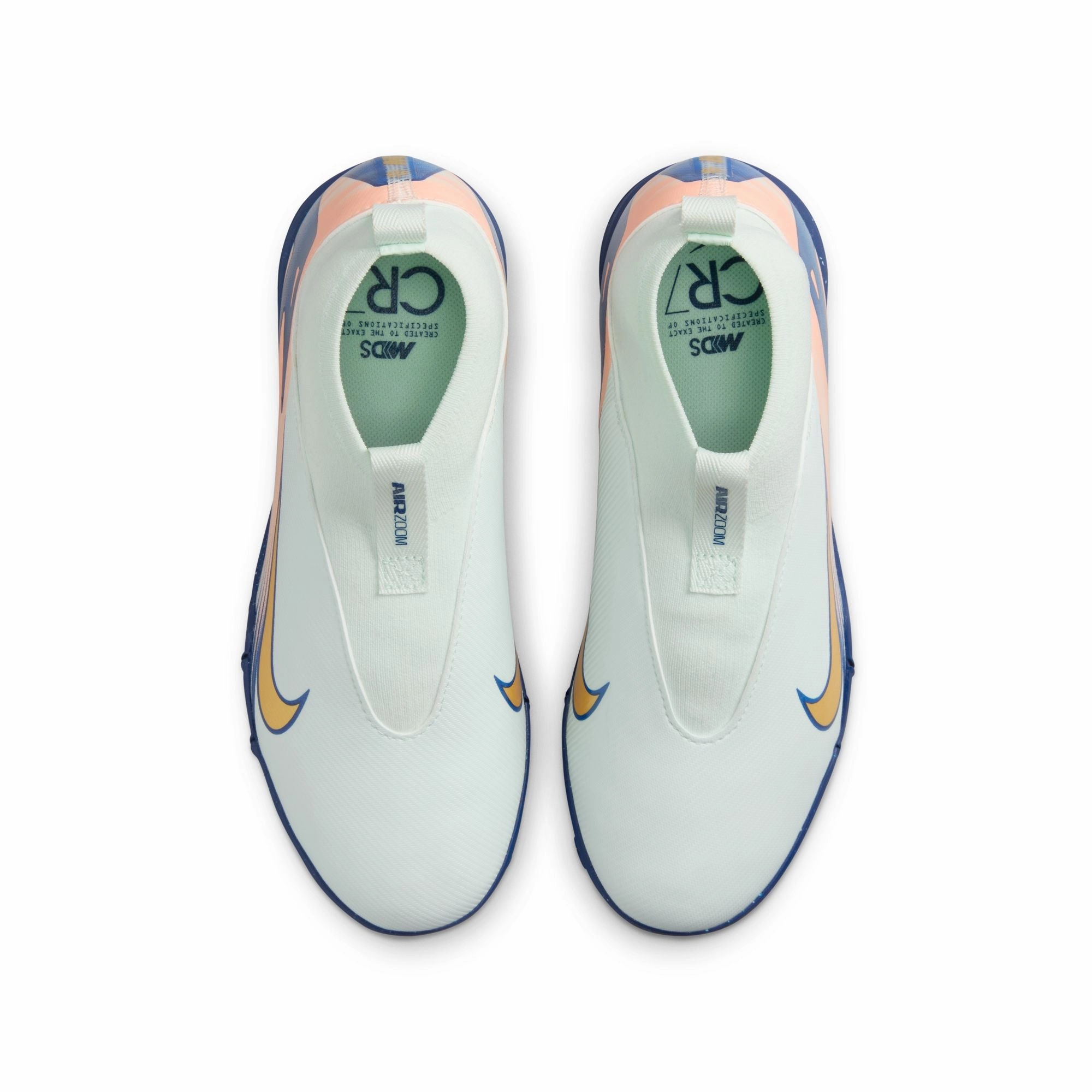 Professional Training Nike Junior Superfly 10 Academy Mercurial Dream Speed TF Soccer Shoes- Barely Green/Metallic Gold Coin