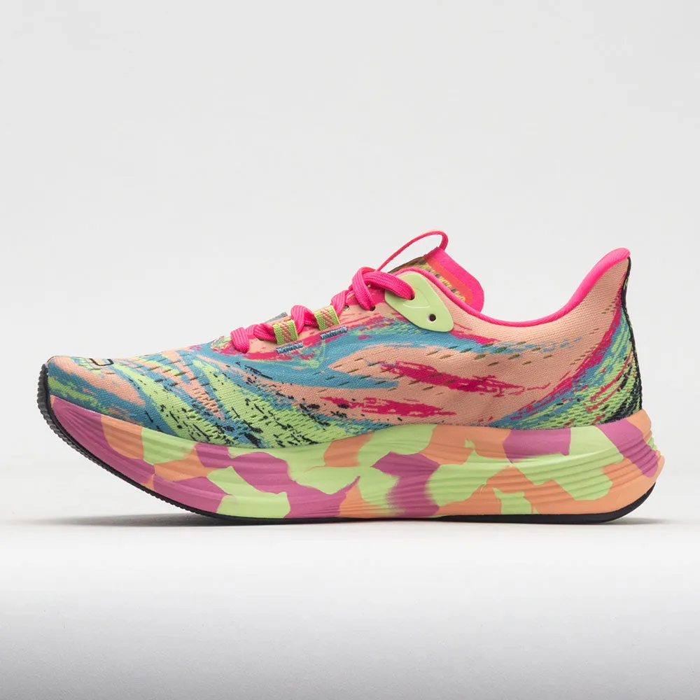 ASICS Noosa Tri 15 Women's  Summer Dune/Lime Green running in autumn shoes