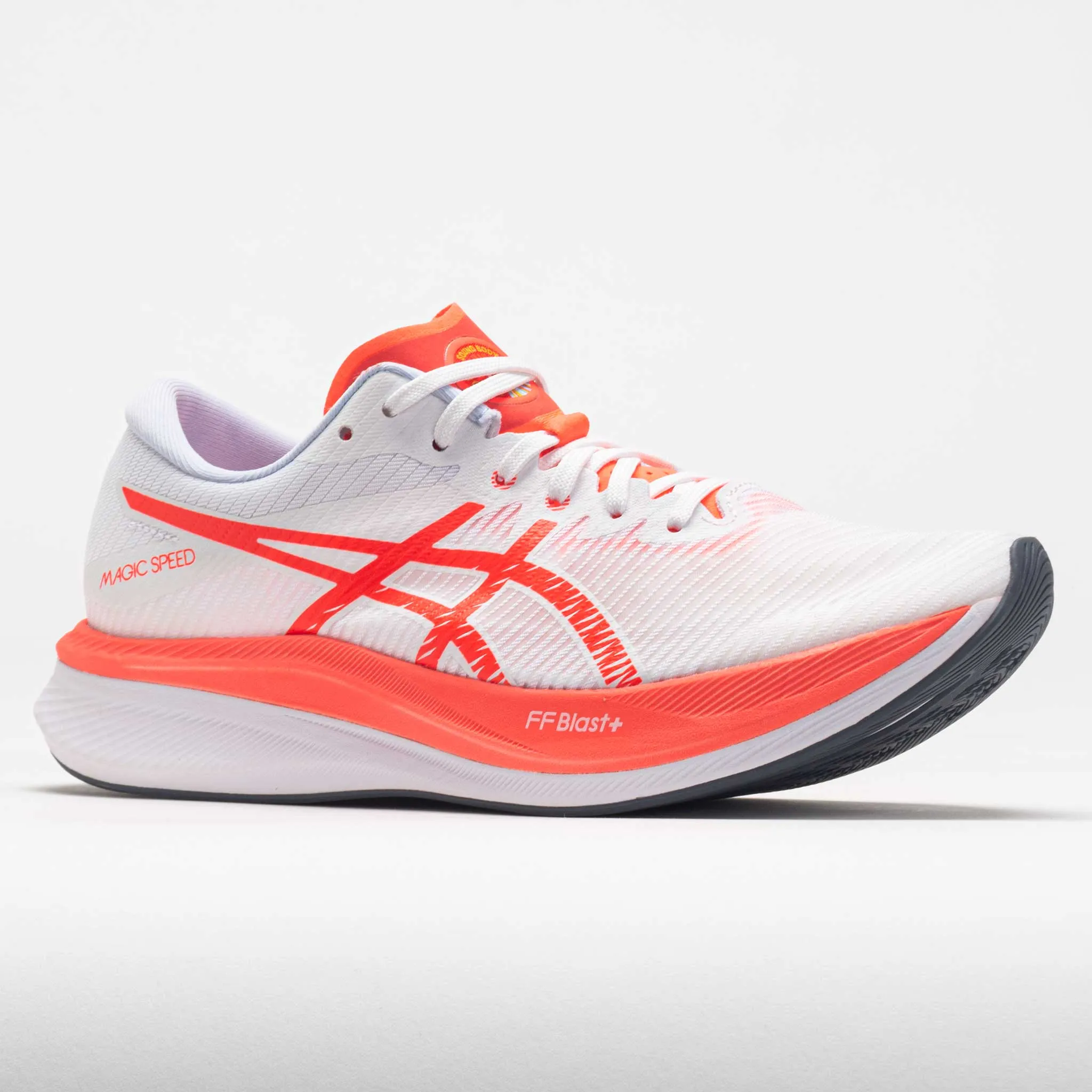 anime - themed running shoes ASICS Magic Speed 3 Centennial of Speed Women's  White/Sunrise Red