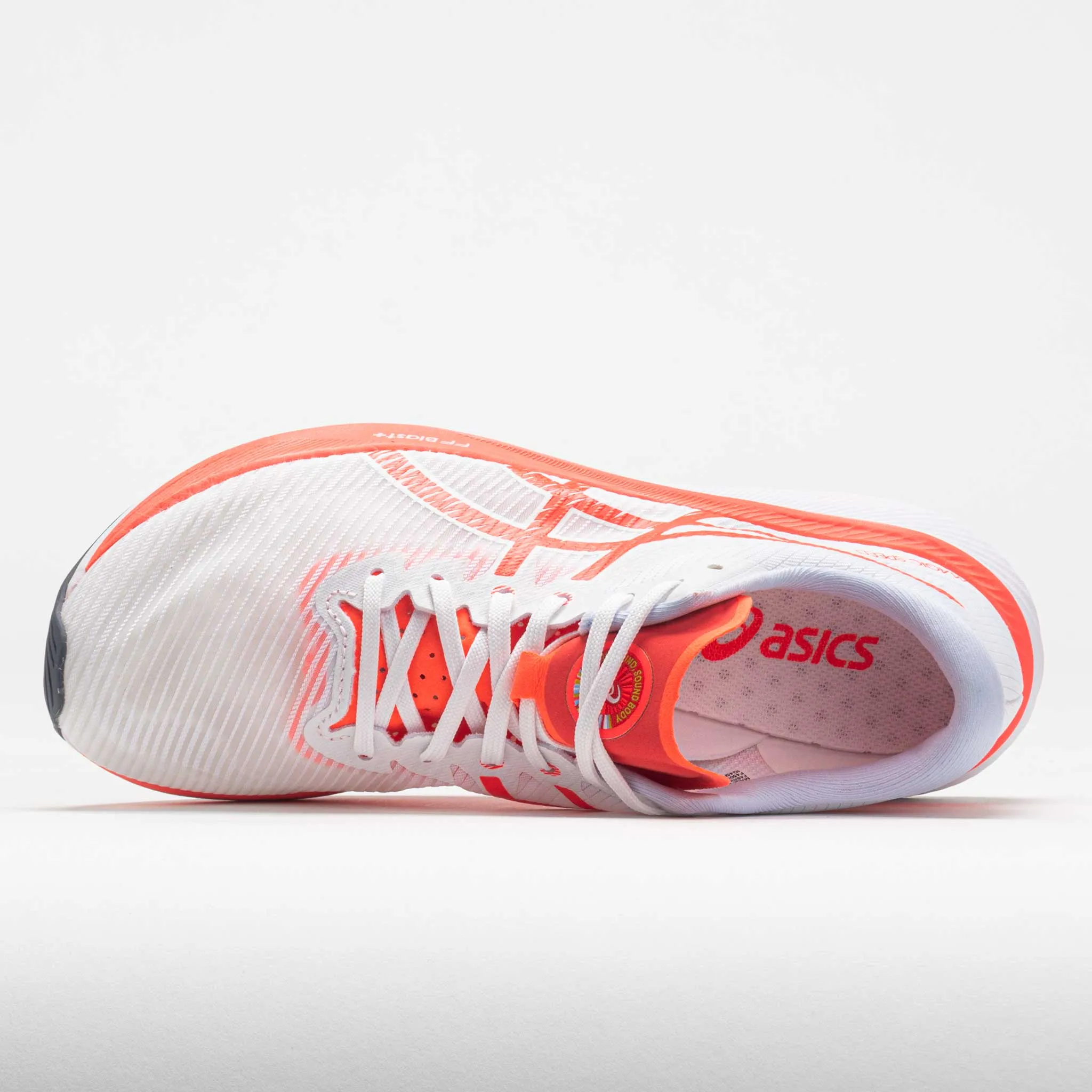 ASICS Magic Speed 3 Centennial of Speed Women's  White/Sunrise Red retro shoes