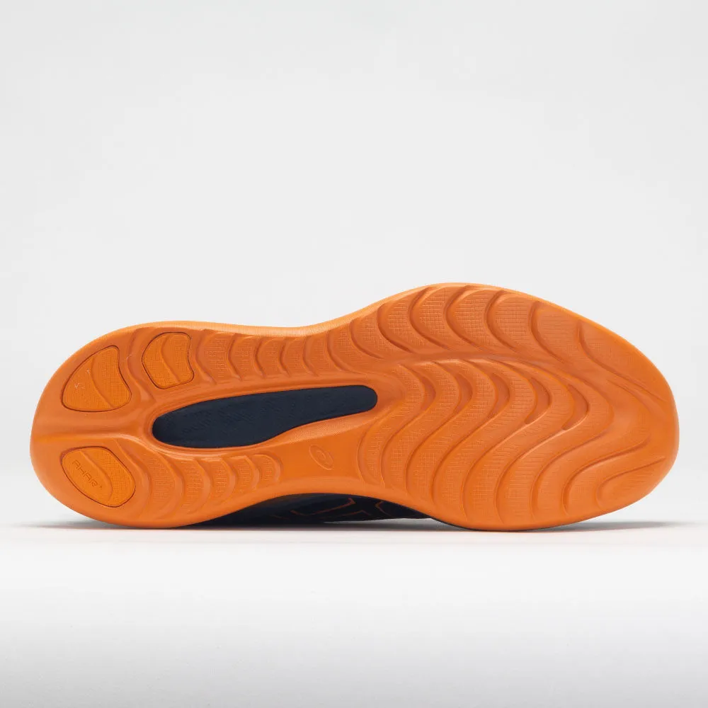 running in a canal area shoes ASICS GEL-Kinsei Max Men's  French Blue/Bright Orange