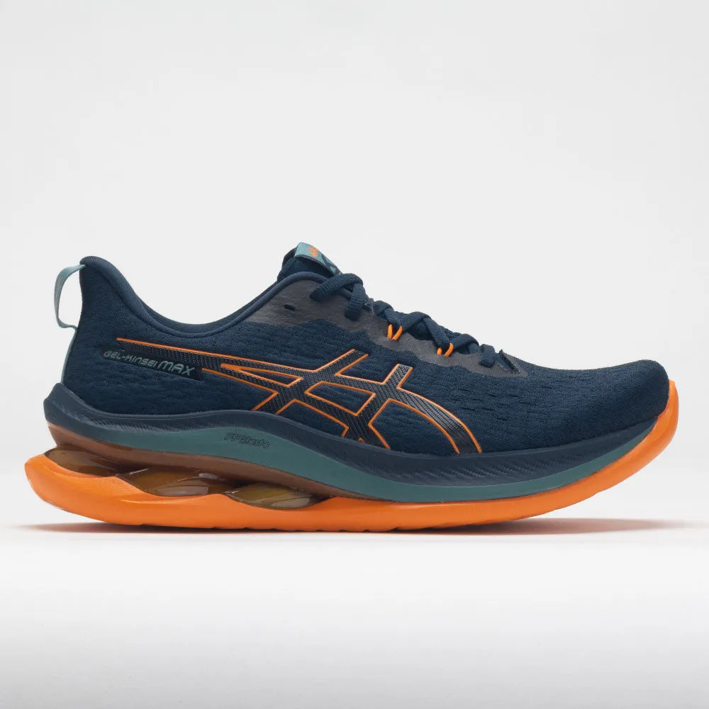 ASICS GEL-Kinsei Max Men's  French Blue/Bright Orange adjustable lacing shoes