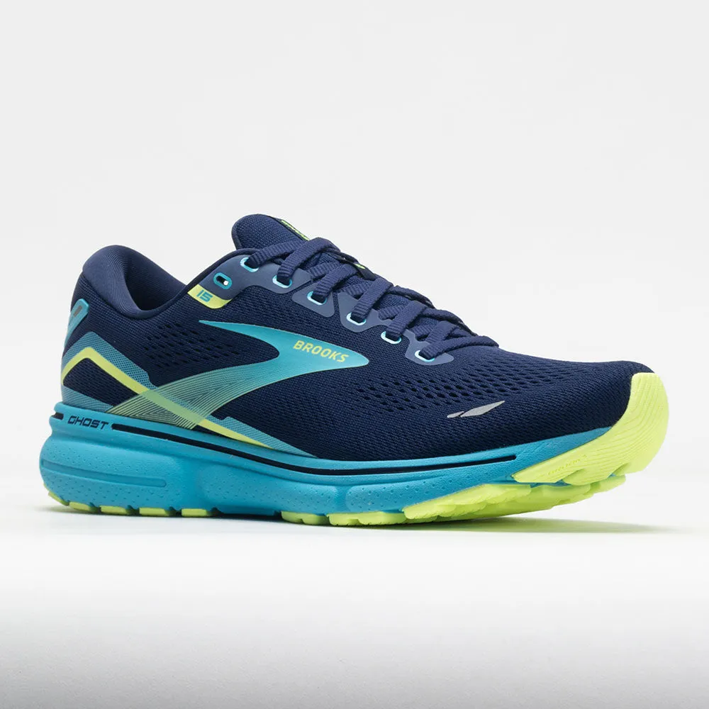 Brooks Ghost 15 Men's  Navy/Blue/Green Heavy Cushioning Comfortable Arch