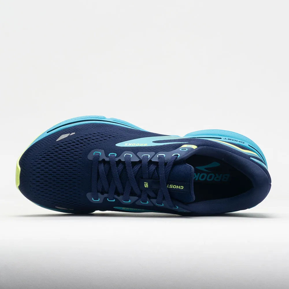 intense All - ability Brooks Ghost 15 Men's  Navy/Blue/Green