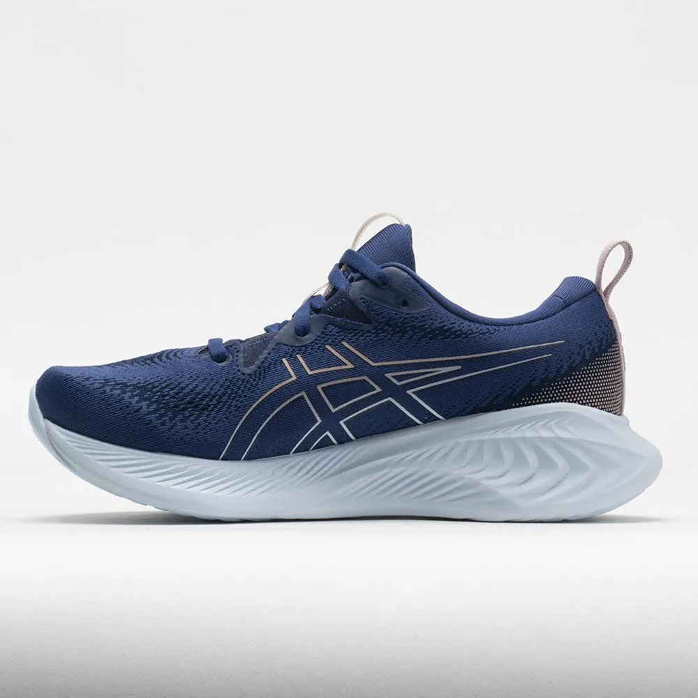 ASICS GEL-Cumulus 25 Women's  Indigo Blue/Sky running in a floating bridge area shoes limited - edition running shoes