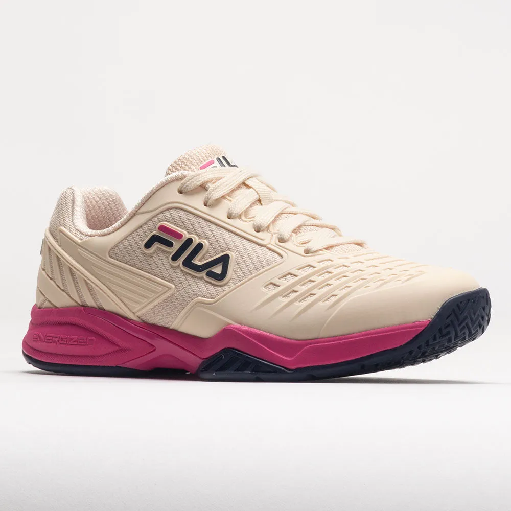 Fila Axilus 2 Energized Women's  Ecru/FILA Navy/Fuchsia Purple fast - drying shoes minimalist - style shoes