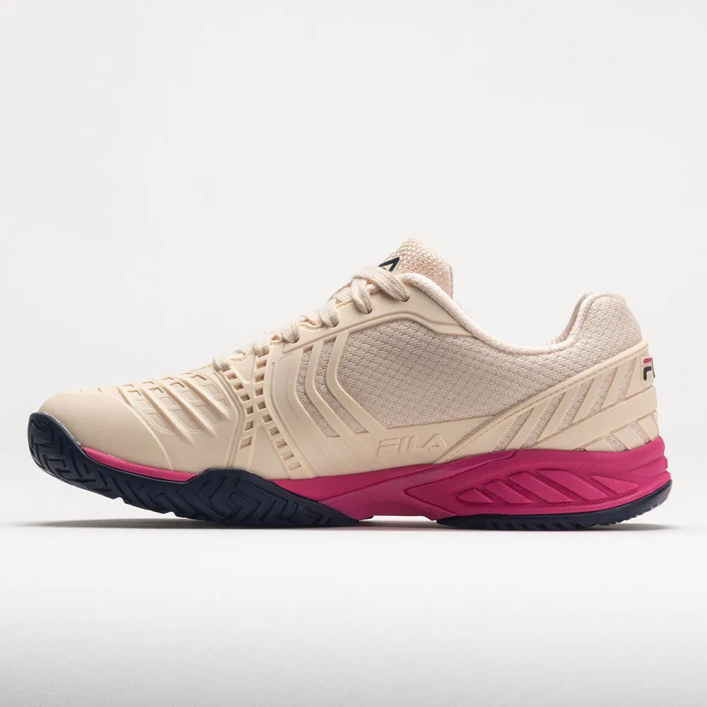 antifungal - feature shoes Fila Axilus 2 Energized Women's  Ecru/FILA Navy/Fuchsia Purple