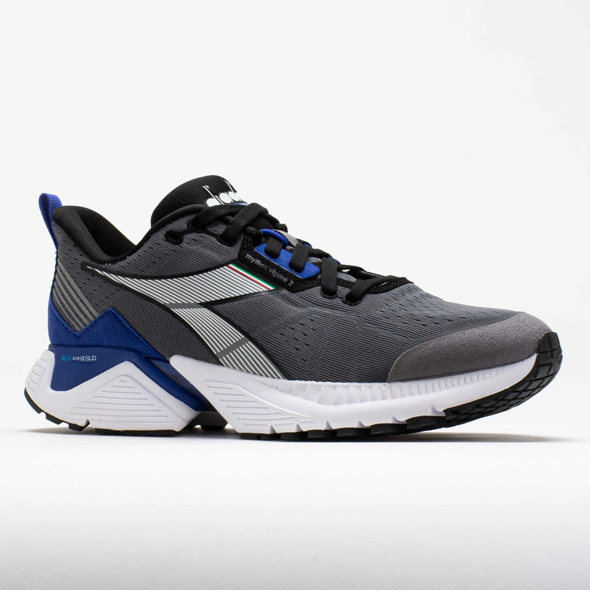 running with a Velcro closure Diadora Mythos Blushield Vigore 2 Men's  Steel Grey/Black