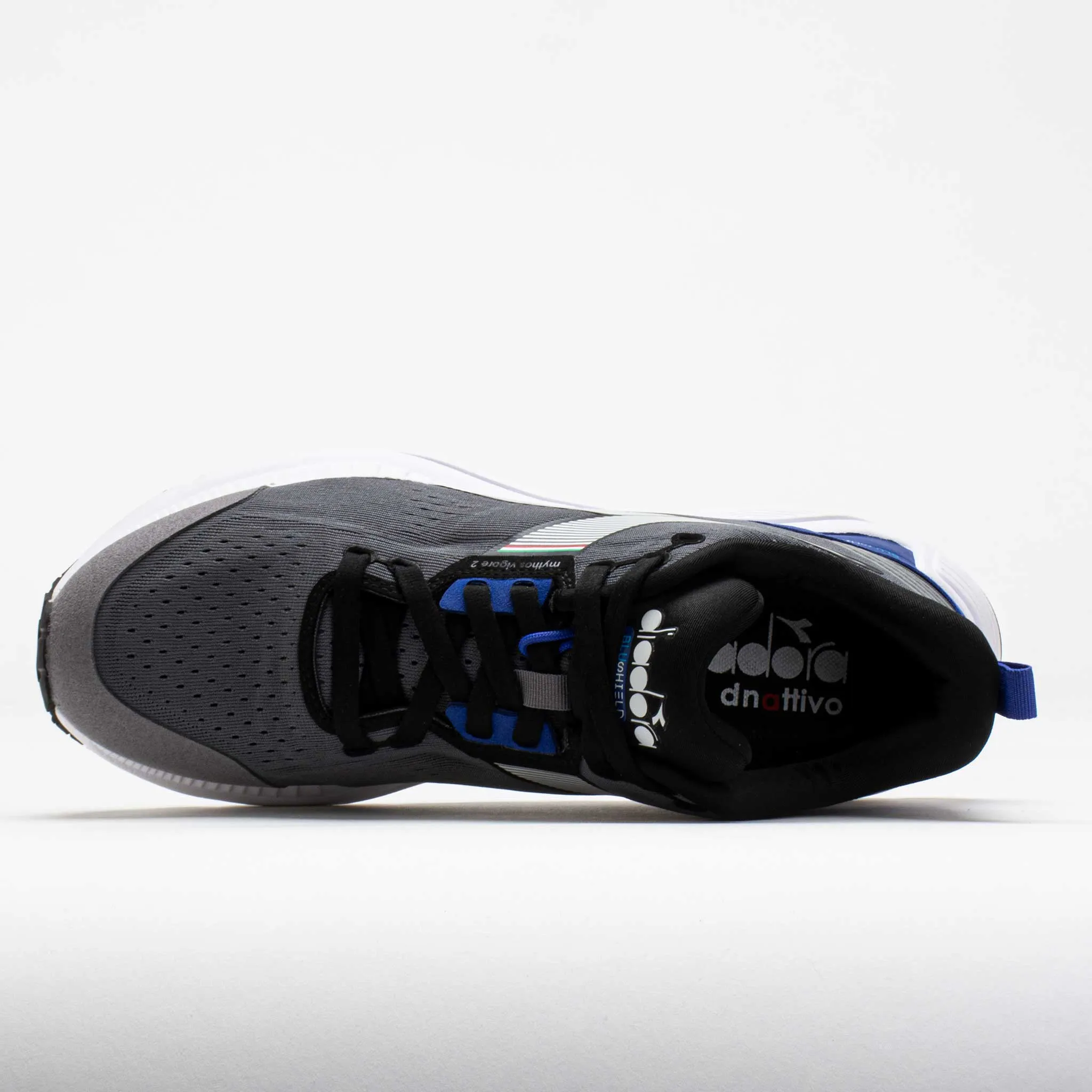 Anti   Slip Feature Diadora Mythos Blushield Vigore 2 Men's  Steel Grey/Black