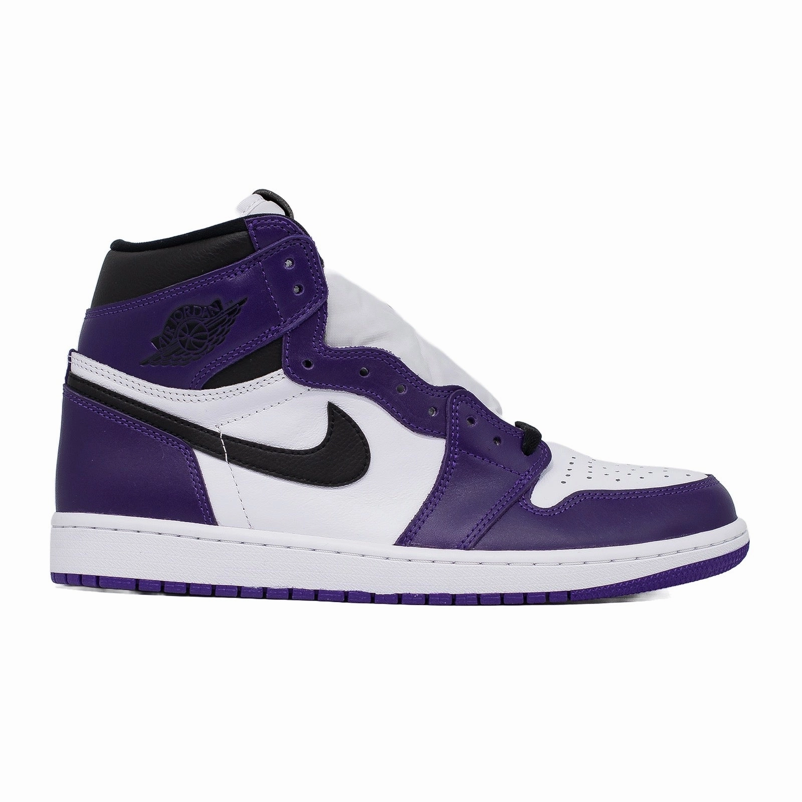 Air Jordan 1 High, Court Purple 2.0 road runners' shoes