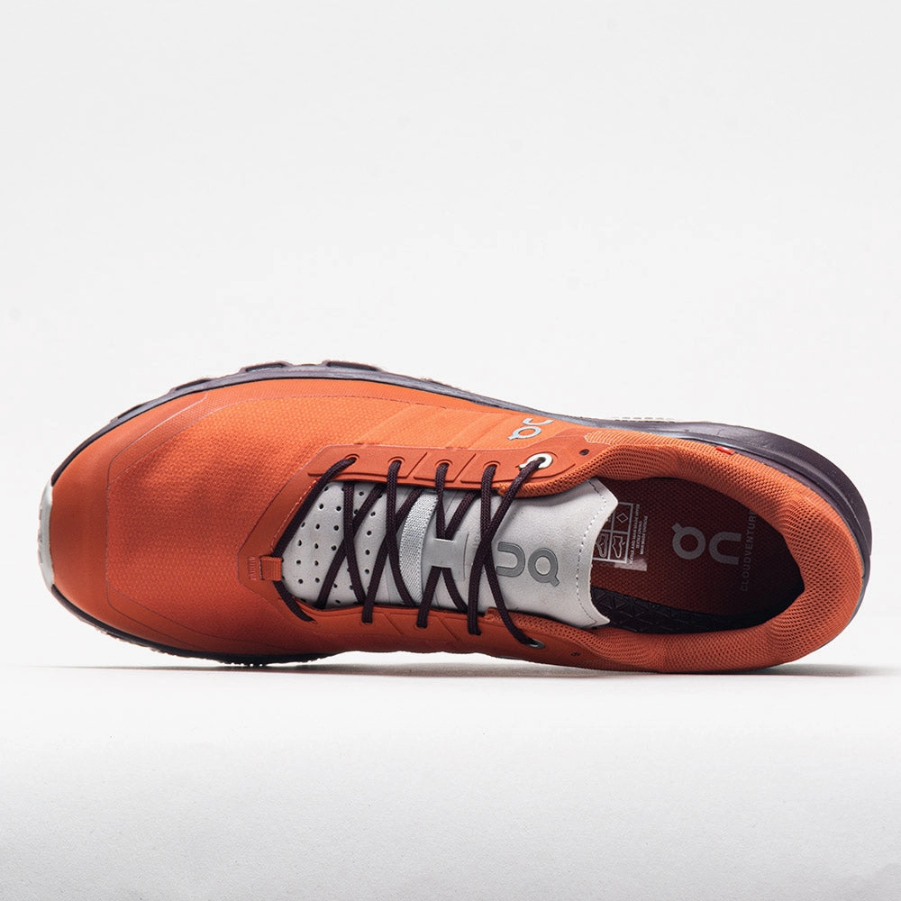 amateur running footwear On Cloudventure Men's  Flare/Mulberry