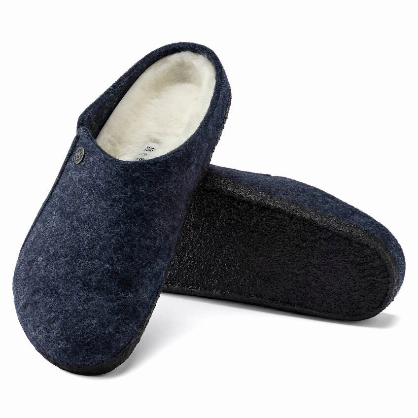 Men's Zermatt Wool/Shearling Dark Blue Timeless Sandals