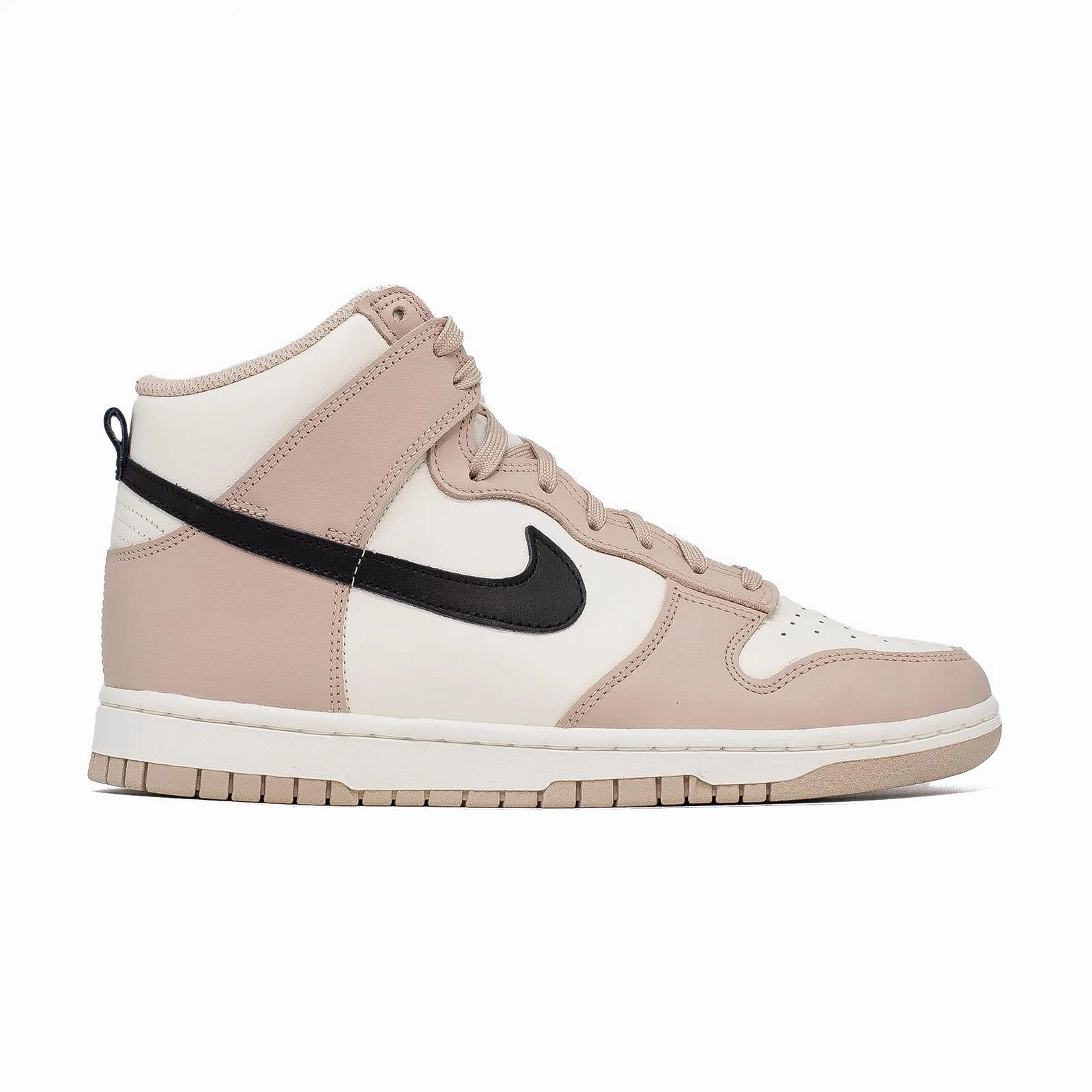 Energy Return Outsole Streamlined wear Women's Nike Dunk High, Fossil Stone