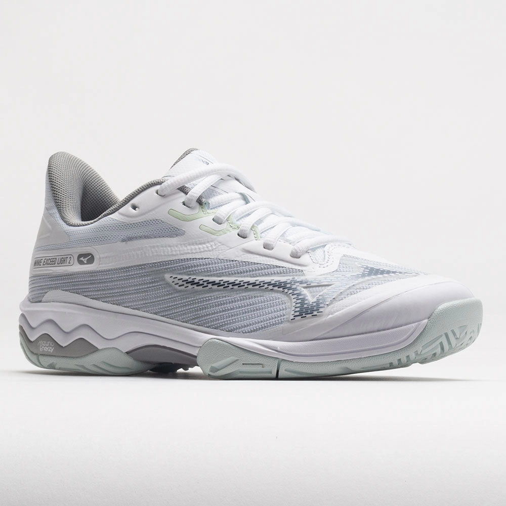 Mizuno Wave Exceed Light 2 AC Women's  White/Metallic Grey Cold Weather