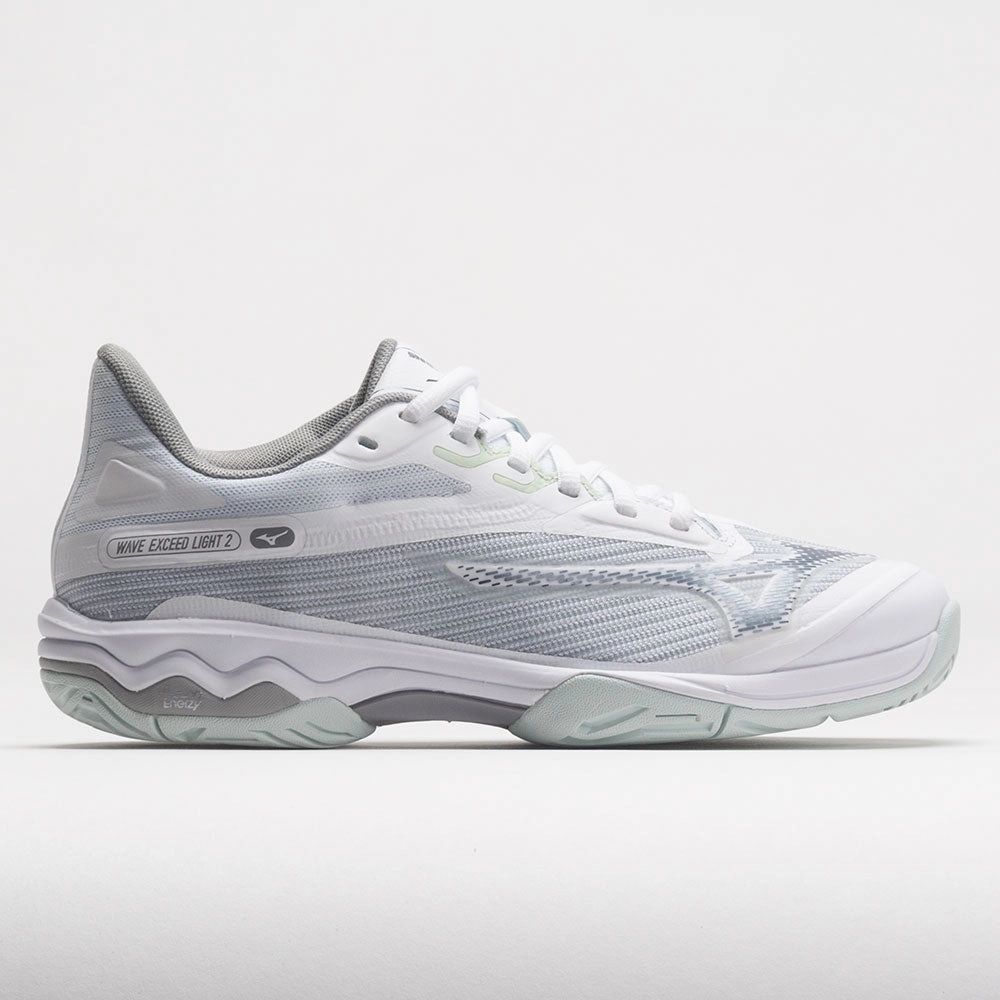 Mizuno Wave Exceed Light 2 AC Women's  White/Metallic Grey shoe bags