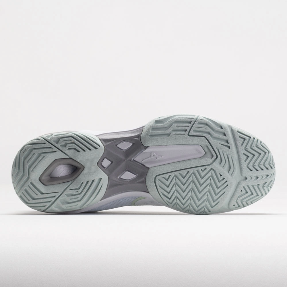 Mizuno Wave Exceed Light 2 AC Women's  White/Metallic Grey calorie - burning running in a coastal area shoes