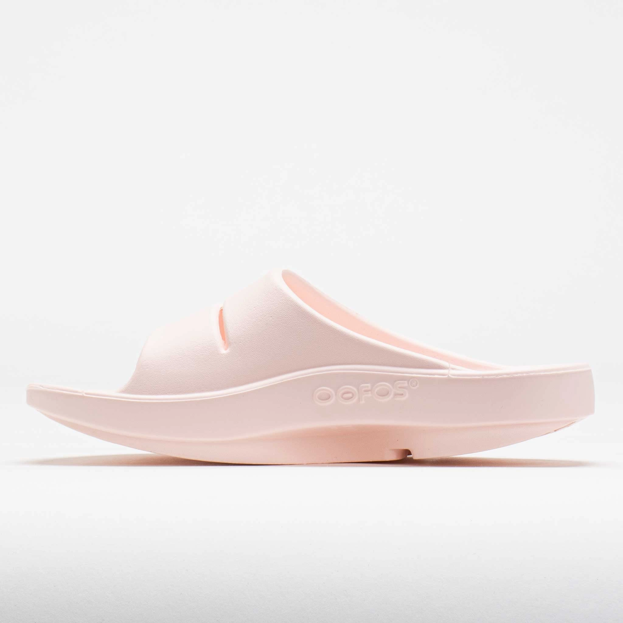 OOFOS OOahh Women's  Blush Stripe sustainable shoes