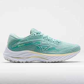 Mizuno Wave Rider 27 Women's  Eggshell Blue/White advanced