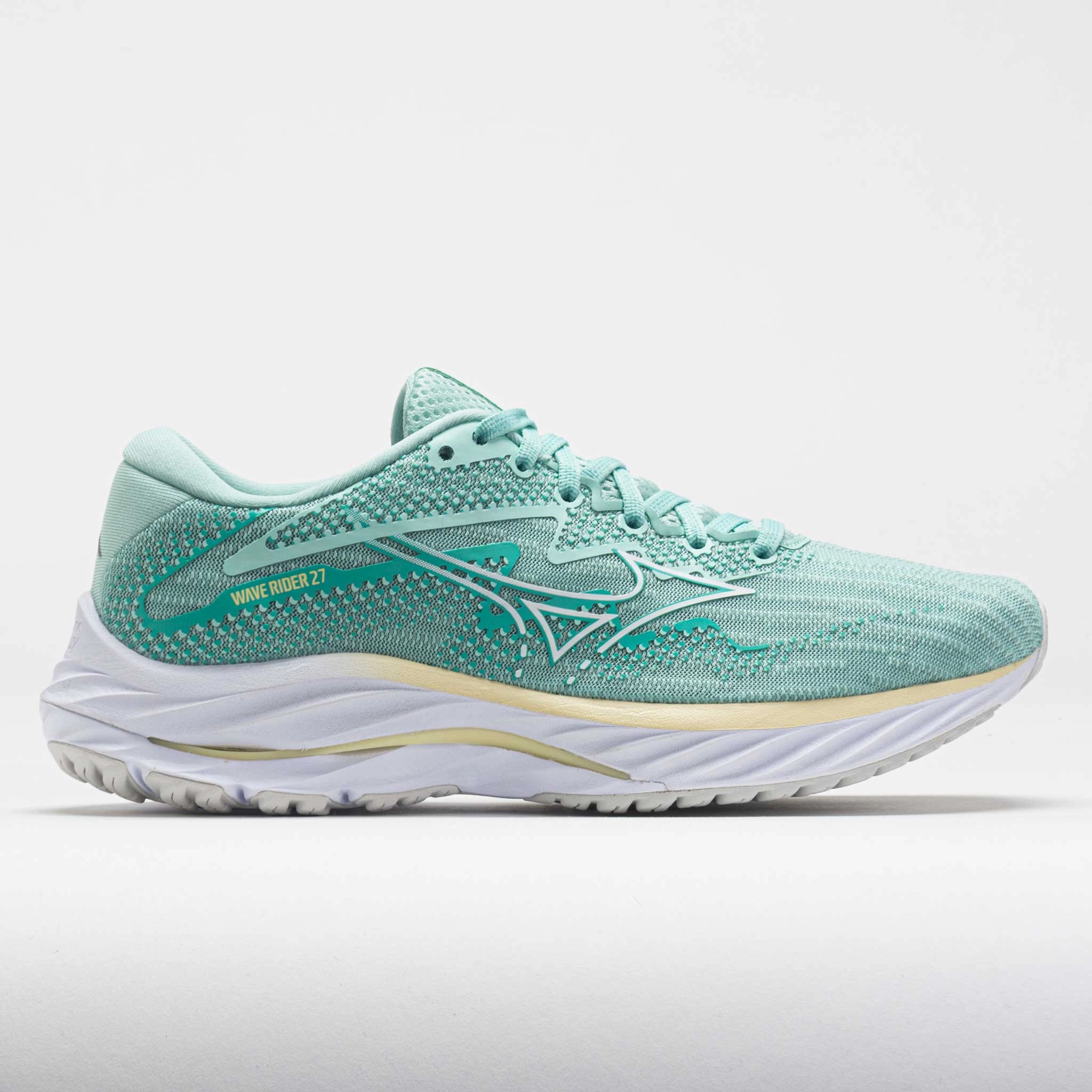 Mizuno Wave Rider 27 Women's  Eggshell Blue/White advanced