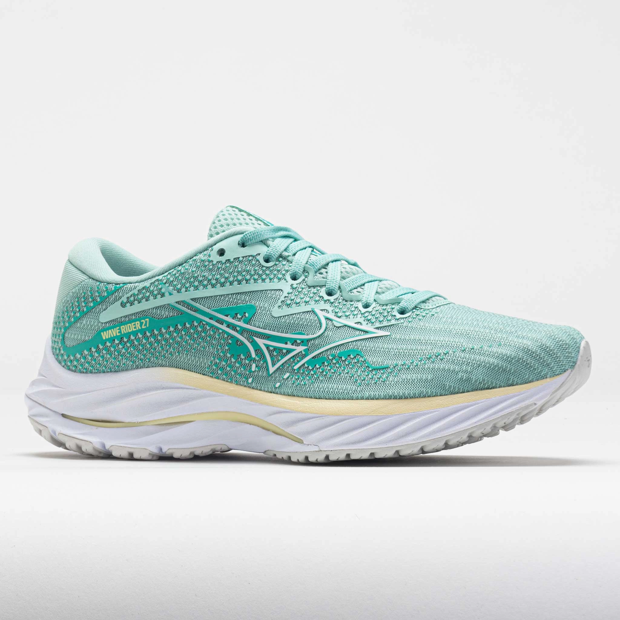 Mizuno Wave Rider 27 Women's  Eggshell Blue/White Comfortable Midfoot performance - optimized shoes