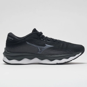 traction - control - functionality shoes Moisture Wicking Fabric Mizuno Wave Sky 5 Waveknit Women's  Black